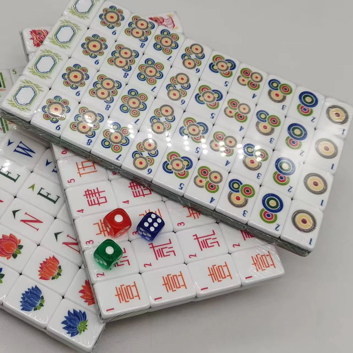 Jade Lotus American Mahjong Tile Set