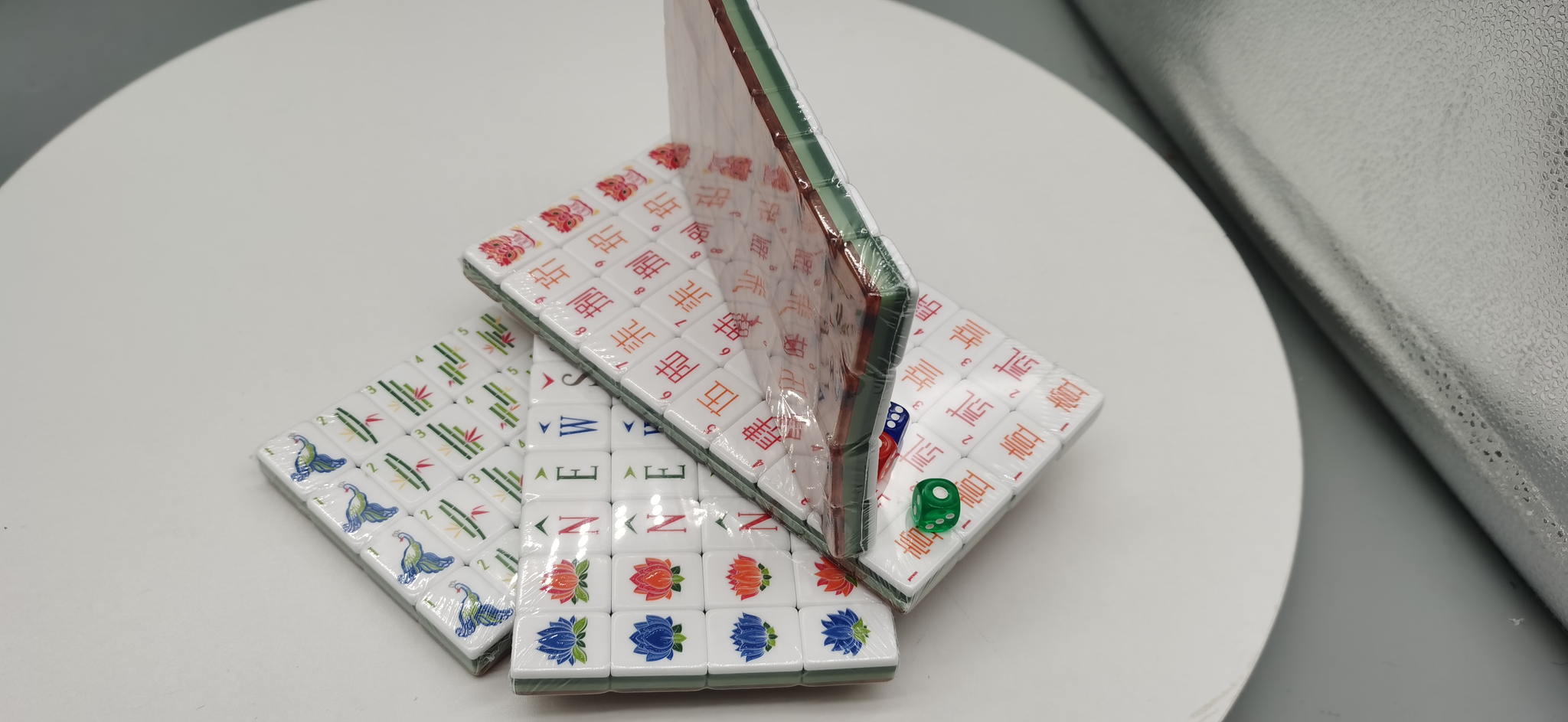 Jade Lotus American Mahjong Tile Set