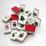 American Mahjong Christmas Theme Playing Cards, Festive Design Mahjong Tiles, Perfect for Holiday Games and Gatherings