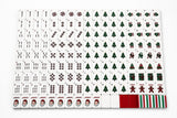 American Mahjong Christmas Theme Playing Cards, Festive Design Mahjong Tiles, Perfect for Holiday Games and Gatherings