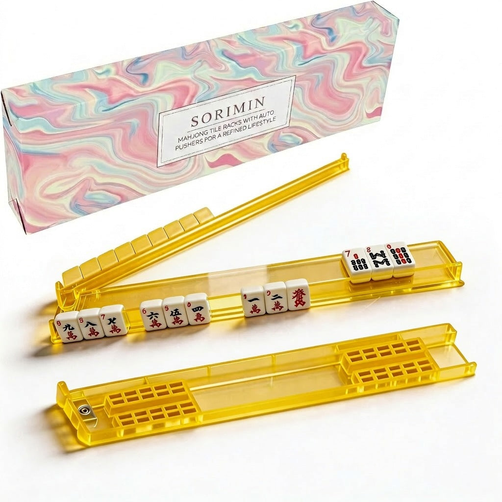 Mahjong tile pusher set