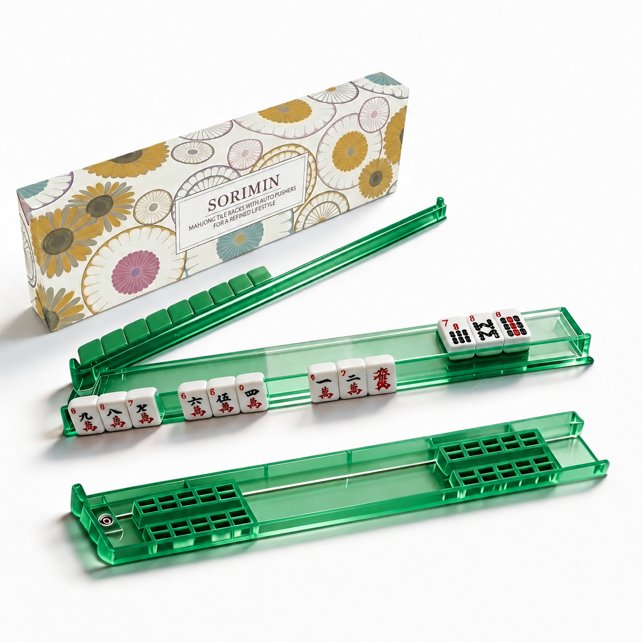 Mahjong tile pusher set