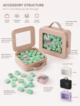 Mahjong storage handbag+Coral Coast Mahjong tile set (with dice as a gift)