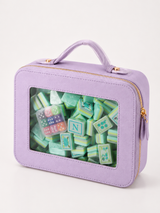 Mahjong storage handbag+Coral Coast Mahjong tile set (with dice as a gift)